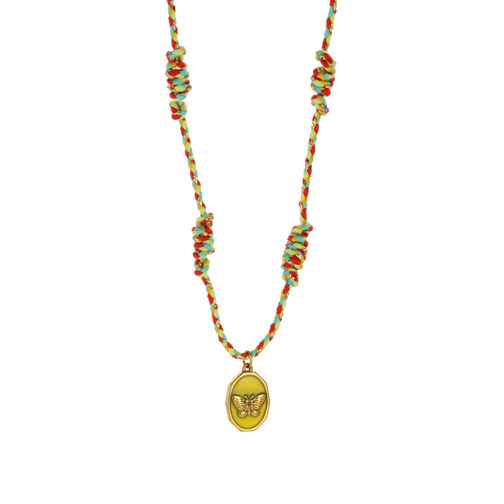 Collier Pendentif Femme En Acier Inoxydable Imperméable Avec Pendentif Cœur Romantique (1 Pièce) Image6
