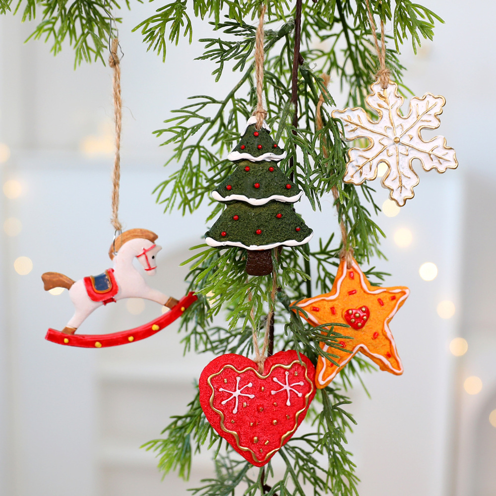 1 Pièce De Décoration De Noël Classique En Résine Pour Femmes h5Image3