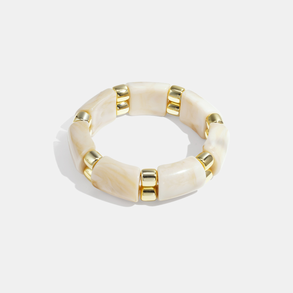 Bracelet En Perles Acryliques (1 Pièce)