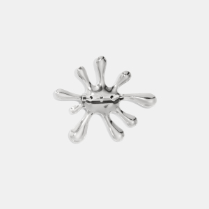 Broche En Acier Inoxydable Doré, Forme Irrégulière, Étanche (1 Pièce). h5 Image5