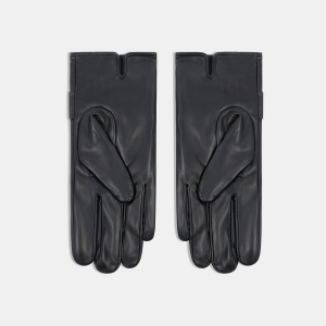 1 Paire De Gants Pour Femmes En Pu Avec Nœud Papillon h5 Image2
