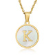 Coquillage blanc K (chaîne comprise) Image11