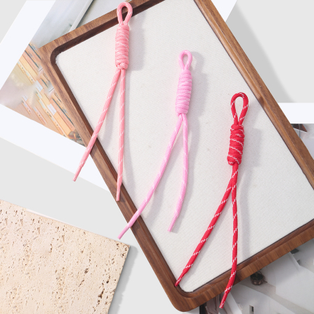 1 breloque de sac moderne et colorée en polyester tissé pour femme 2