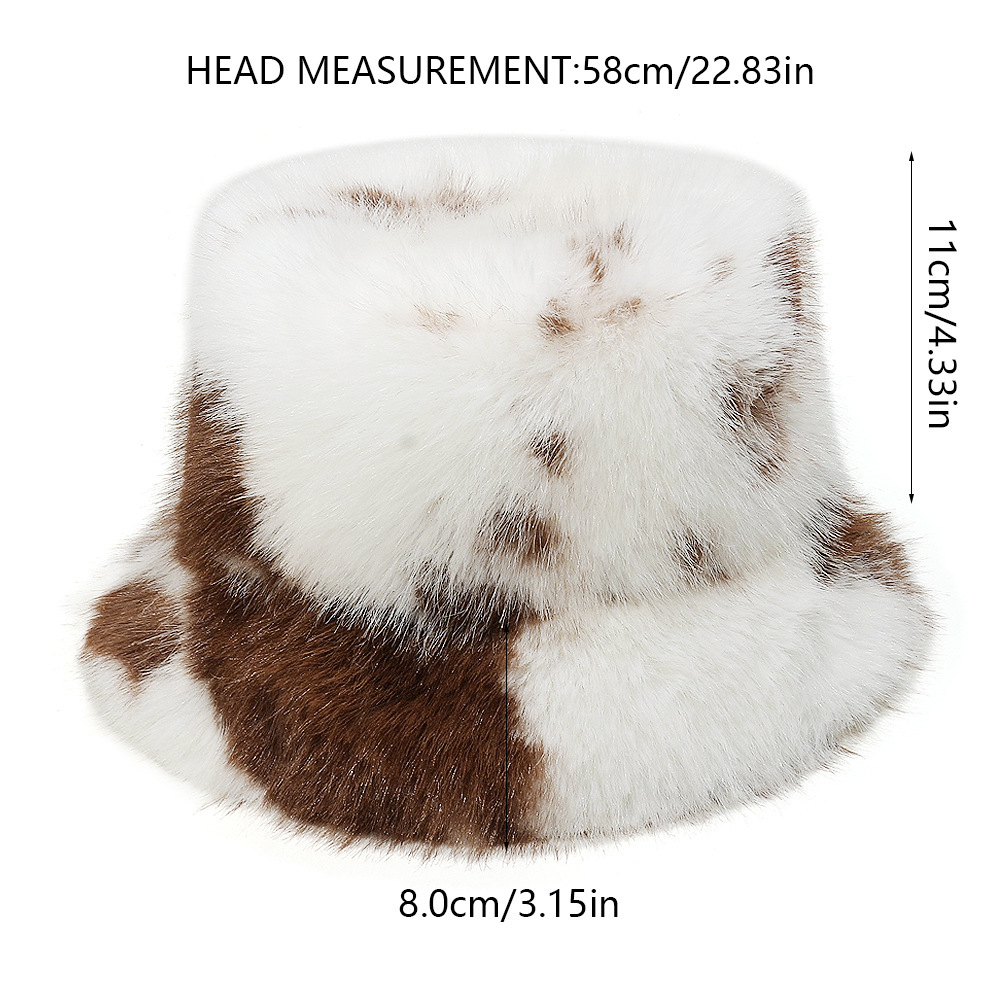 1 Chapeau En Peluche À Imprimé Animal Image5