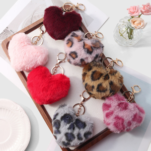 Porte-Clés En Peluche En Forme De Cœur (1 Pièce) h5 Image3