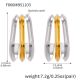 F866 - Boucles d'oreilles bicolores Image13