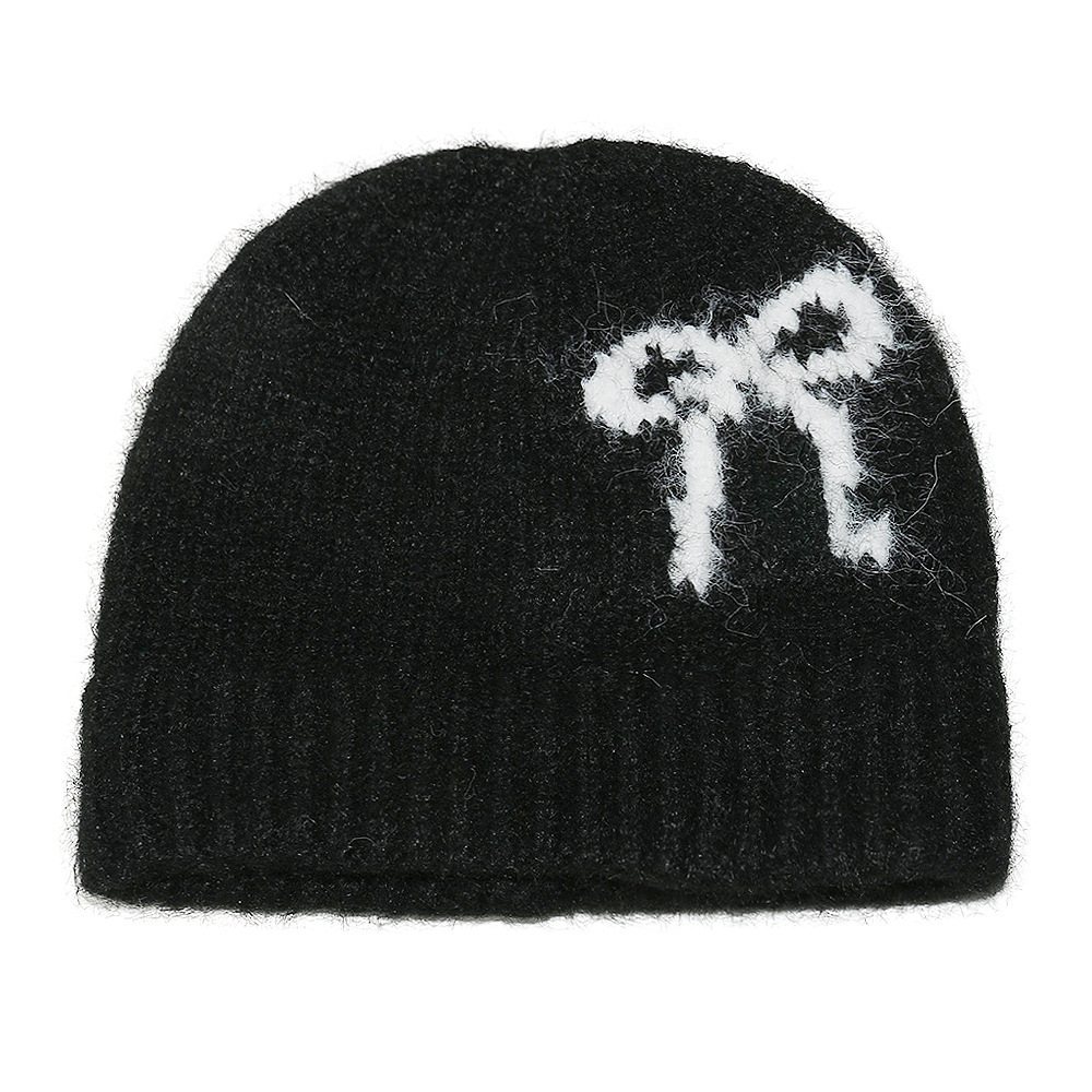 Bonnet Tricoté En Rayonne Avec Nœud Papillon (1 Pièce)