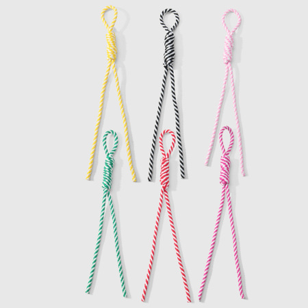 1 breloque pour sac femme en polyester tissé couleur macaron