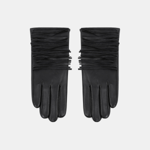 1 Paire De Gants Pour Femmes En Pu À Franges Style Punk h5 Image2