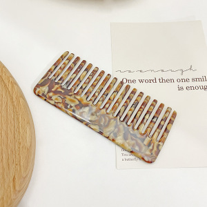 Brosse À Cheveux Vintage En Acétate Coloré (1 Pièce) h5 