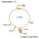 TXE464 - Bracelet doré 16+3 cm Image2