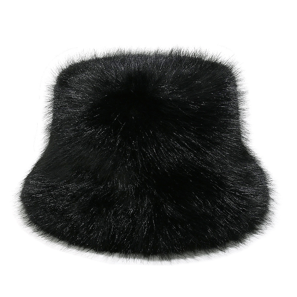 Chapeau De Pêcheur Rétro En Peluche À Dégradé De Couleurs (1 Pièce)