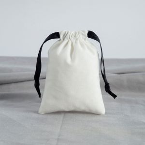 1 Pochette À Bijoux En Coton Uni h5 