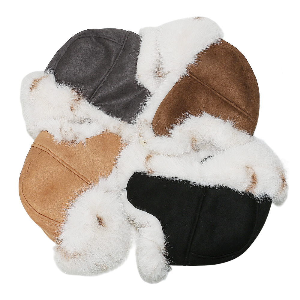 Bonnet De Ski En Daim Peluche Style Punk (Une Pièce) Image3