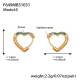 F649 - Boucles d'oreilles en zircon bleu foncé - Petites Image14