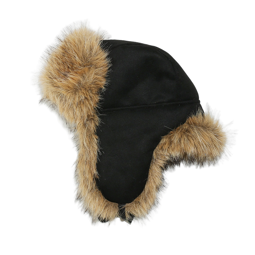 Bonnet De Ski En Daim Peluche Style Punk (1 Pièce) Image3