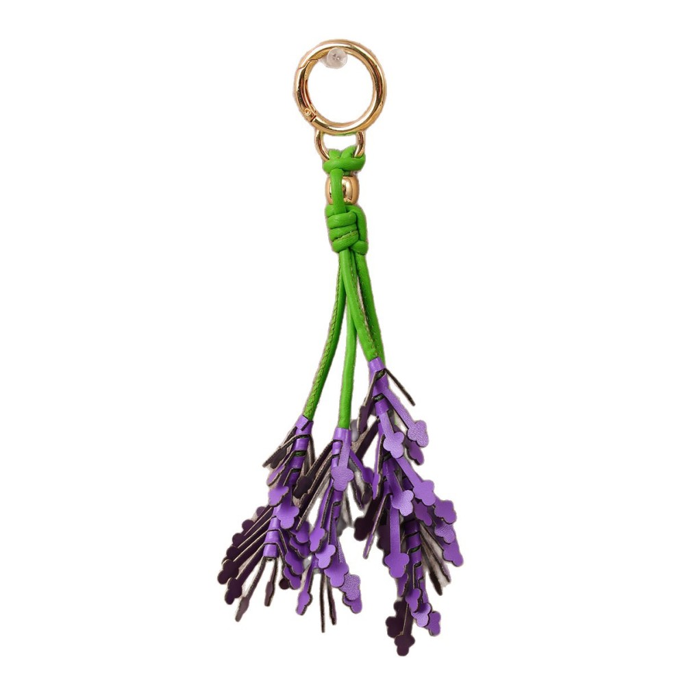 1 Breloque De Sac Pour Femme, Motif Lavande Violette, Romantique Et Fraîche h5Image5