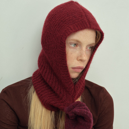 Chapeau uni en laine mélangée (1 pièce) 2