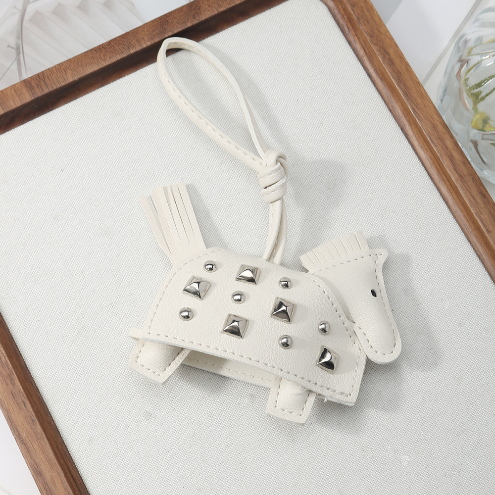 1 Pièce De Breloques Pour Sac À Main Femme, Style Rétro Créatif, Mini-Poney, Rivet Décoratif Image5