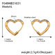 F649 - Boucles d'oreilles en zircon bleu - Grande taille Image9