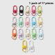 Ensemble de 17 loquets de porte multicolores assortis Image3