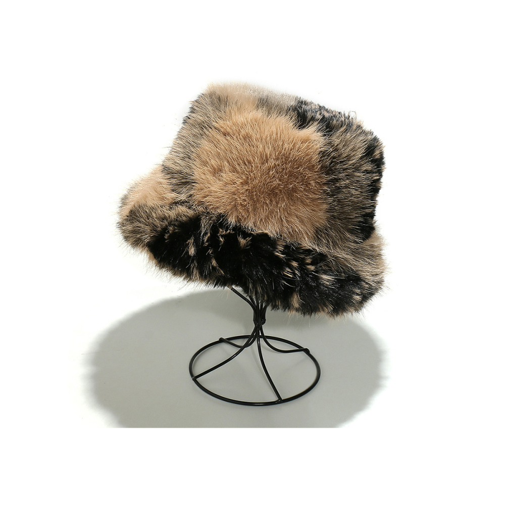 Chapeau De Pêcheur Rétro En Peluche À Dégradé De Couleurs (1 Pièce) h5Image2