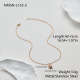 Collier en or et zirconium rose Image6