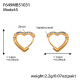 F649 - Boucles d'oreilles en zircon bleu - Petites Image10