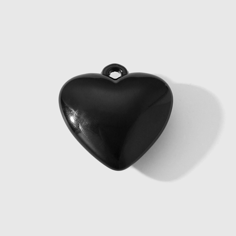 1 Breloque De Sac Pour Femme En Acrylique Uni, En Forme De Cœur Moderne 