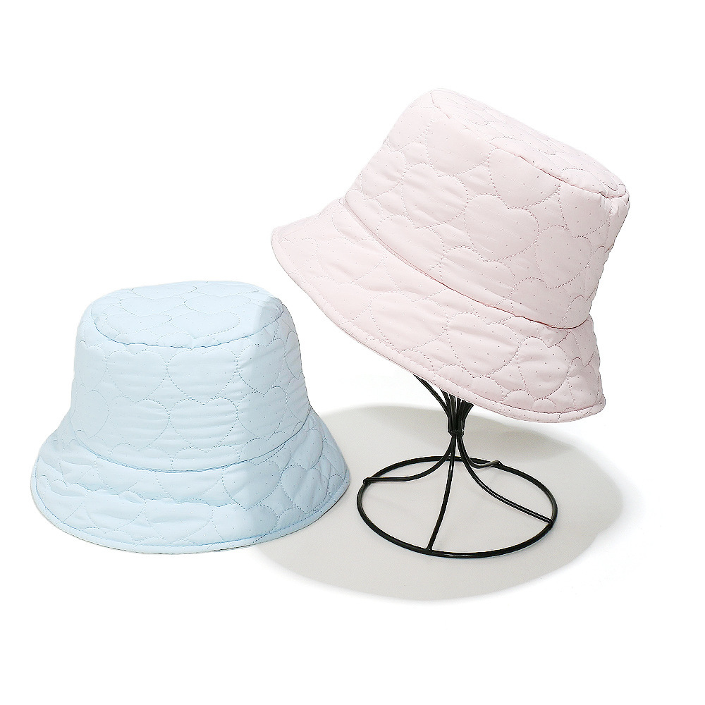 Chapeau De Pêcheur Matelassé En Coton En Forme De Cœur (1 Pièce) Image4