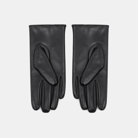 1 paire de gants pour femmes en PU ajouré, couleur unie, style punk 2