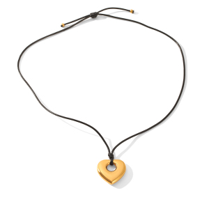 Collier Pendentif En Acier Inoxydable Étanche Couleur Or (1 Pièce) h5 