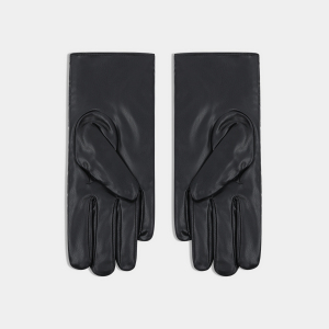 1 Paire De Gants Élégants À Carreaux En Pu Pour Femmes h5 Image2