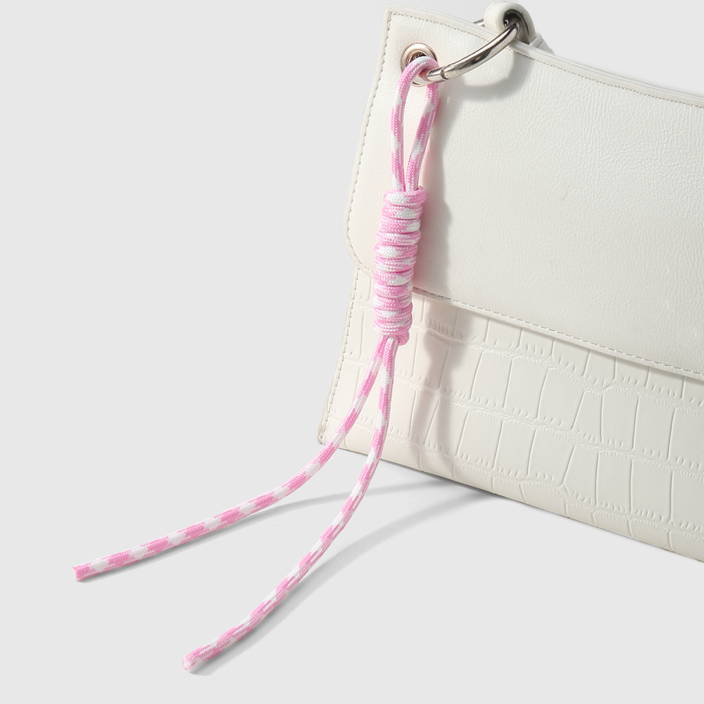 1 Breloque De Sac Pour Femme En Polyester Résistant, Torsadé Et Multicolore Image7