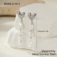 Boucles d'oreilles  couleur acier Image2