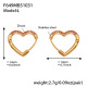 F649 - Boucles d'oreilles en zircon rose - Grande taille Image11