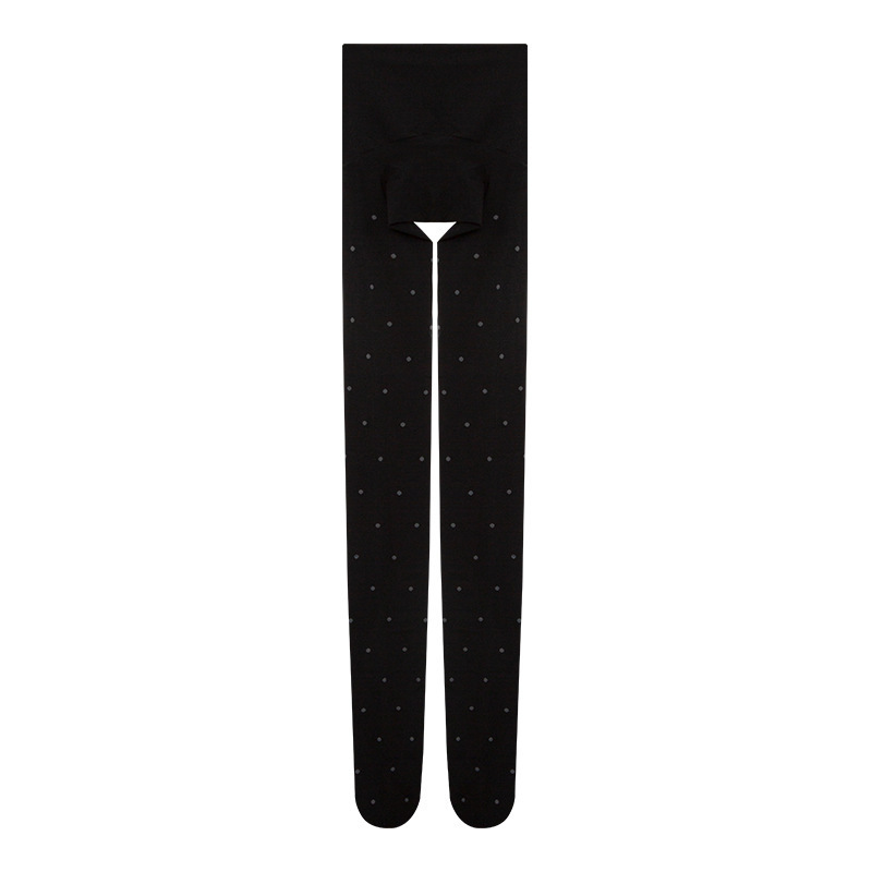 Collant Femme En Pur Coton À Pois, Très Extensible (1 Pièce)
