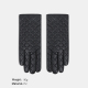 Gants à motif losange 