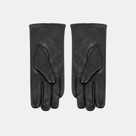 1 paire de gants pour femmes en PU avec nœud papillon uni 2