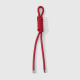 Un cordon en cuir rouge Image8