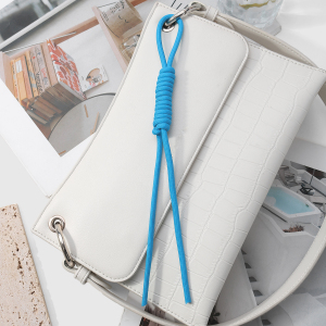 1 Breloque De Sac Torsadée En Polyester Uni Pour Femme h5 Image5