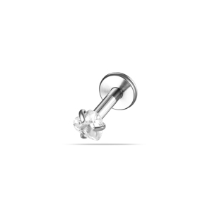 Boucles D'Oreilles Piercing Femme Daily Heart En Acier Inoxydable Étanche Avec Zircon (1 Pièce) h5 