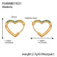 F649 - Boucles d'oreilles en zircon vert - Grande taille Image5