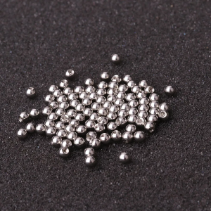 1 Perle Ronde En Acier Inoxydable 316 Étanche, Couleur Unie, Pour Boucle D'Oreille. h5 Image4
