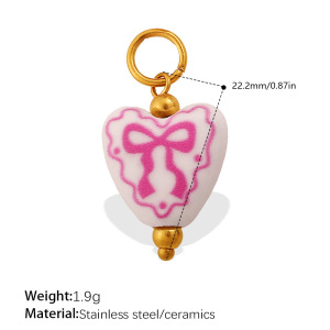 Pendentif En Céramique En Forme De Fruit À Faire Soi-Même (1 Pièce) h5 