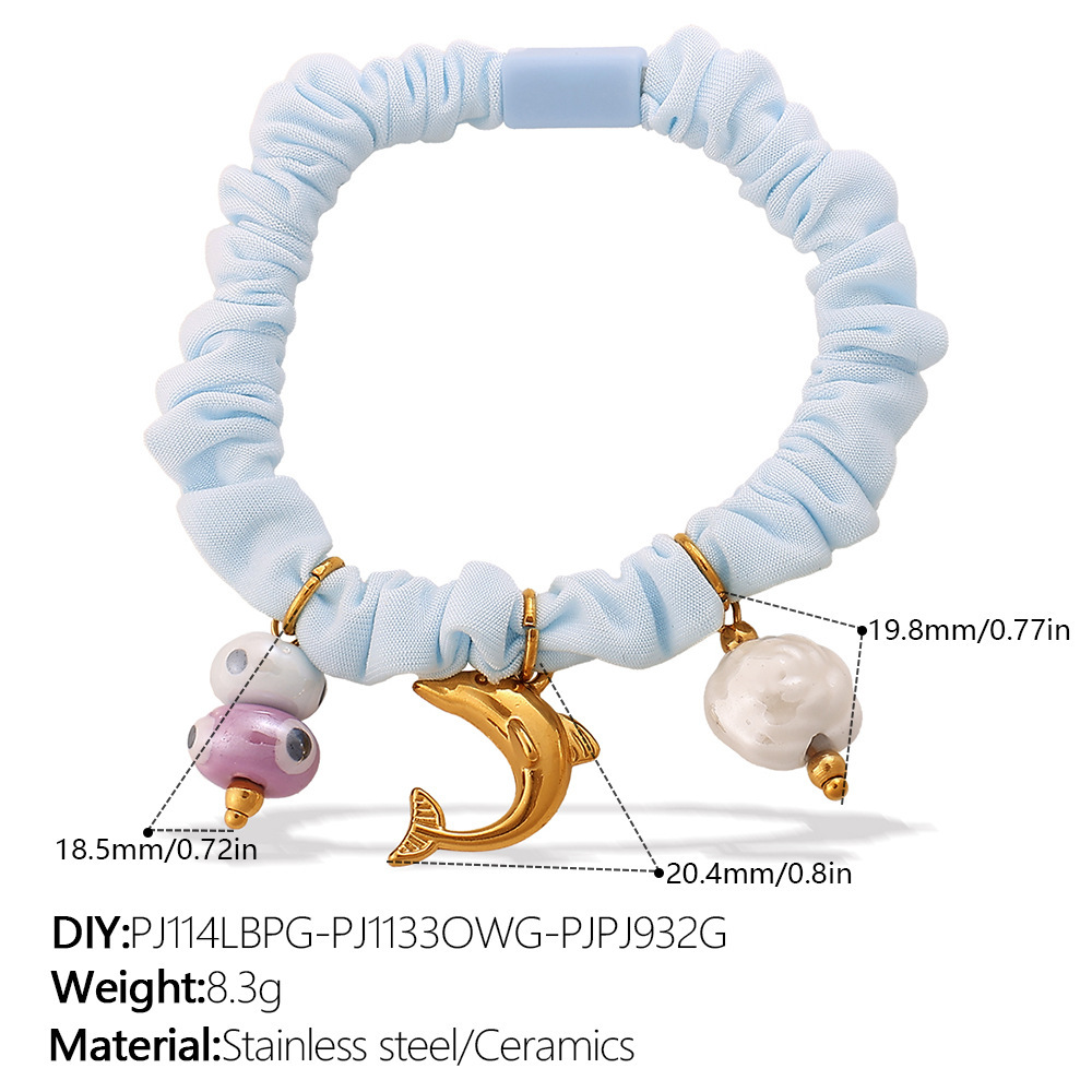 1 Pièce De Pendentif En Acier Inoxydable À Faire Soi-Même, Corde À Cheveux 