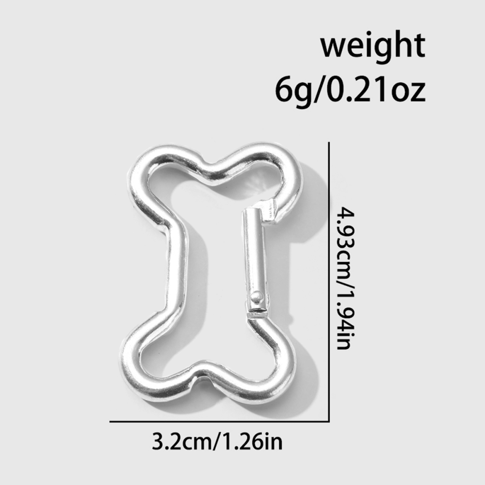 1 Paquet De Boucles De Randonnée En Alliage Star Et Boucles Porte-Clés À Monter Soi-Même h5Image2