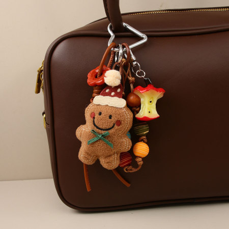 1 breloque de sac romantique et mignonne en forme de cerises pour femme, idéale pour Noël 2