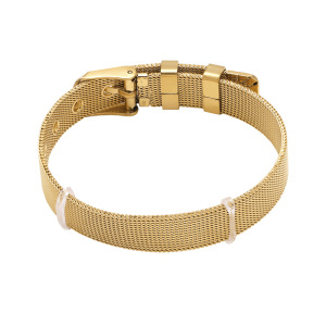 Bracelet En Cuivre Plaqué Or 18 Carats Avec Lettre Intégrée À Une Chaîne En Cuivre (1 Pièce). h5 Image5