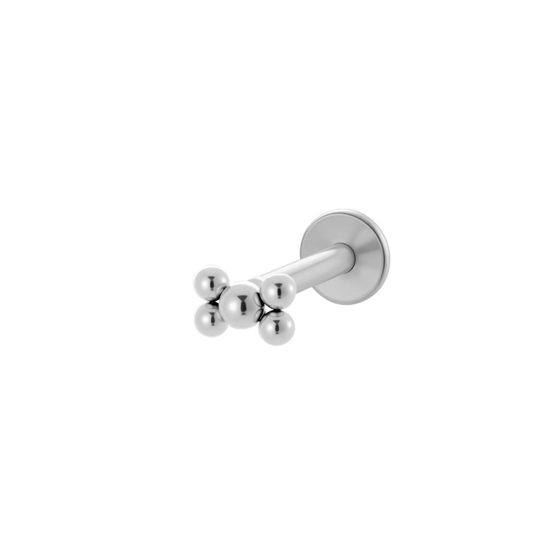 Boucles D'Oreilles Piercing Minimalistes Rondes En Acier Inoxydable, Étanches, Couleur Or, Avec Zircon. 
